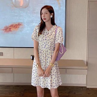 Váy hoa cúc tím cực xinh