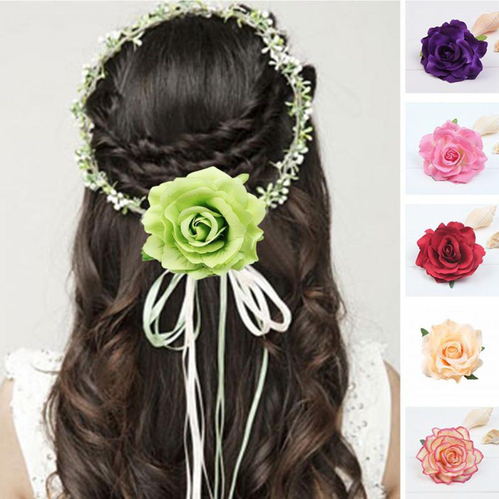 Hoa cài tóc cô dâu thiết kế tinh tế thời trang