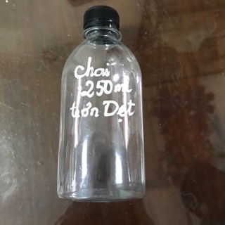 10 chiếc vỏ chai dẹt 250ml Việt Nhật