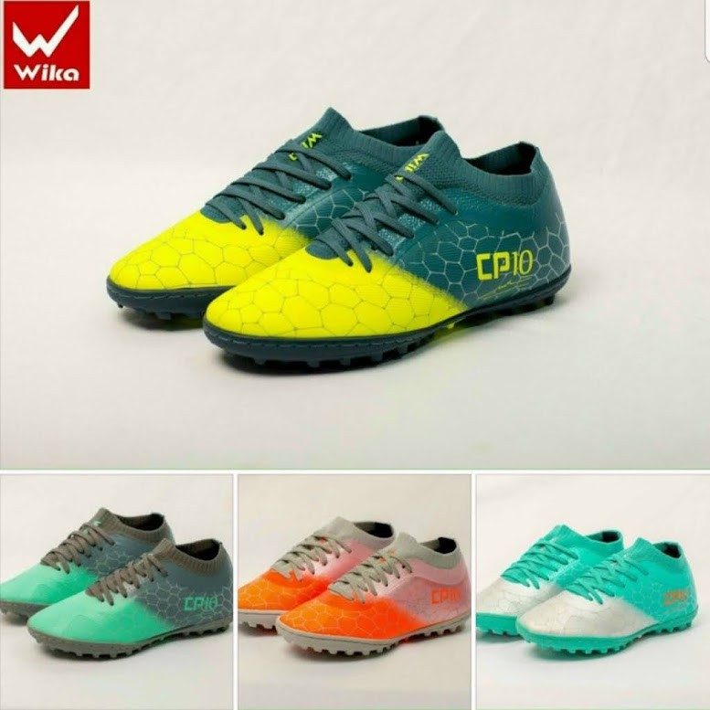 Giày Đá Bóng Wika CP10 Chính Hãng, Giày Đá Banh Sân Cỏ Nhân Tạo Công Phượng Tặng Tất Chống Trượt Cao Cấp