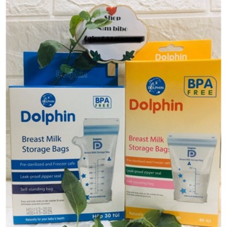 Túi trữ sữa Dolphin 100ml(40 tờ) , 150ml( 25tờ)