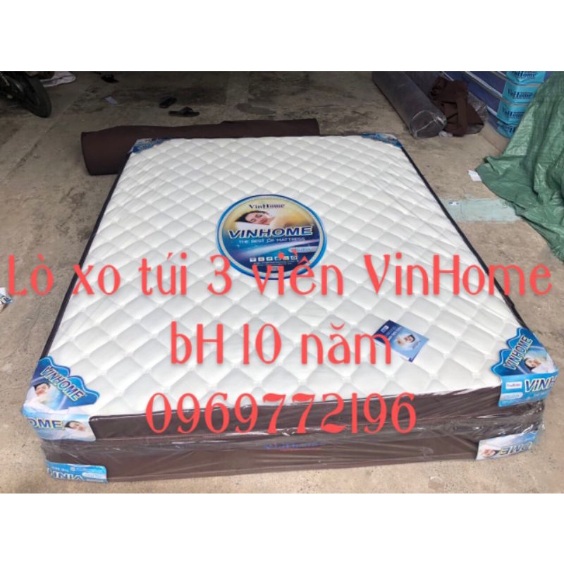 Lò Xo túi 3 viền VinHome bọc vải gấm dày 30phân - đủ size - giao hàng miễn phí HCM