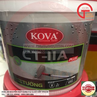 HB- Chống thấm tường đứng KOVA lon 4kg hàng chính hãng