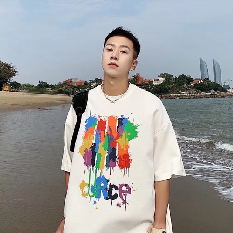 Áo Thun Tay Ngắn Thời Trang Phong Cách Hàn Năng Động Cho Nam size M-8XL