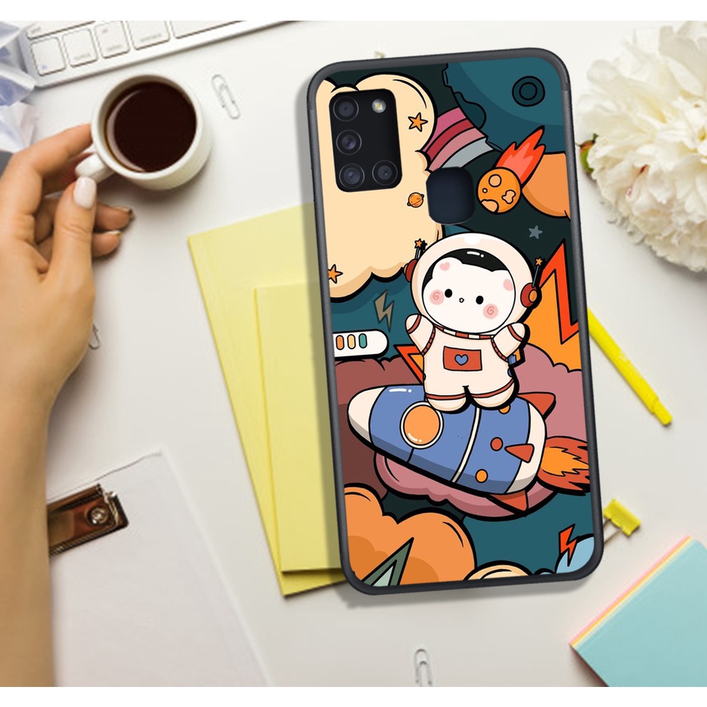 [ SIÊU HOT] ỐP LƯNG SAM-SUNG A21S/M21/M30S/M31  , IN HÌNH ASTRONAUT PHI-HÀNH-GIA, MÀU SẮC BẮT MẮT