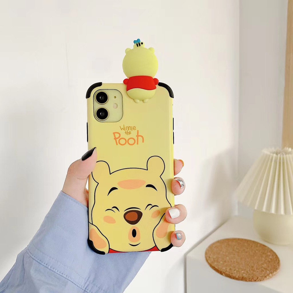 Ốp điện thoại mềm thiết kế quái vật/pooh 3D iPhone 11 Pro Promax X XS XR XSmax 6 6s 7 8 plus | BigBuy360 - bigbuy360.vn