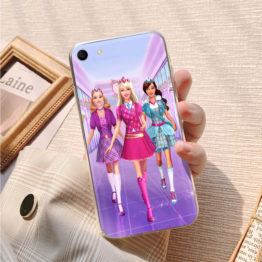 Ốp Điện Thoại Mềm Trong Suốt Hình Barbie Gt240 Cho Motorola Moto G4 G5 G5S G6 Play Plus