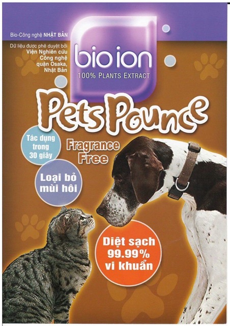 Xịt khử mùi Pet Pounce (500ml)