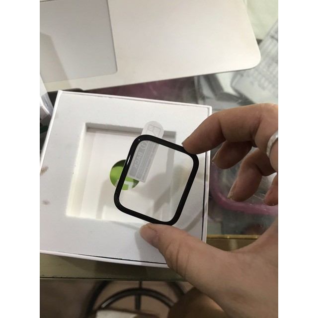 Dán cường lực full viền Apple watch size 40/44mm chính hãng Hoco