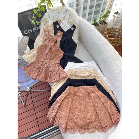 SÉT REN ÁO YẾM + CHÂN VÁY - QA01600