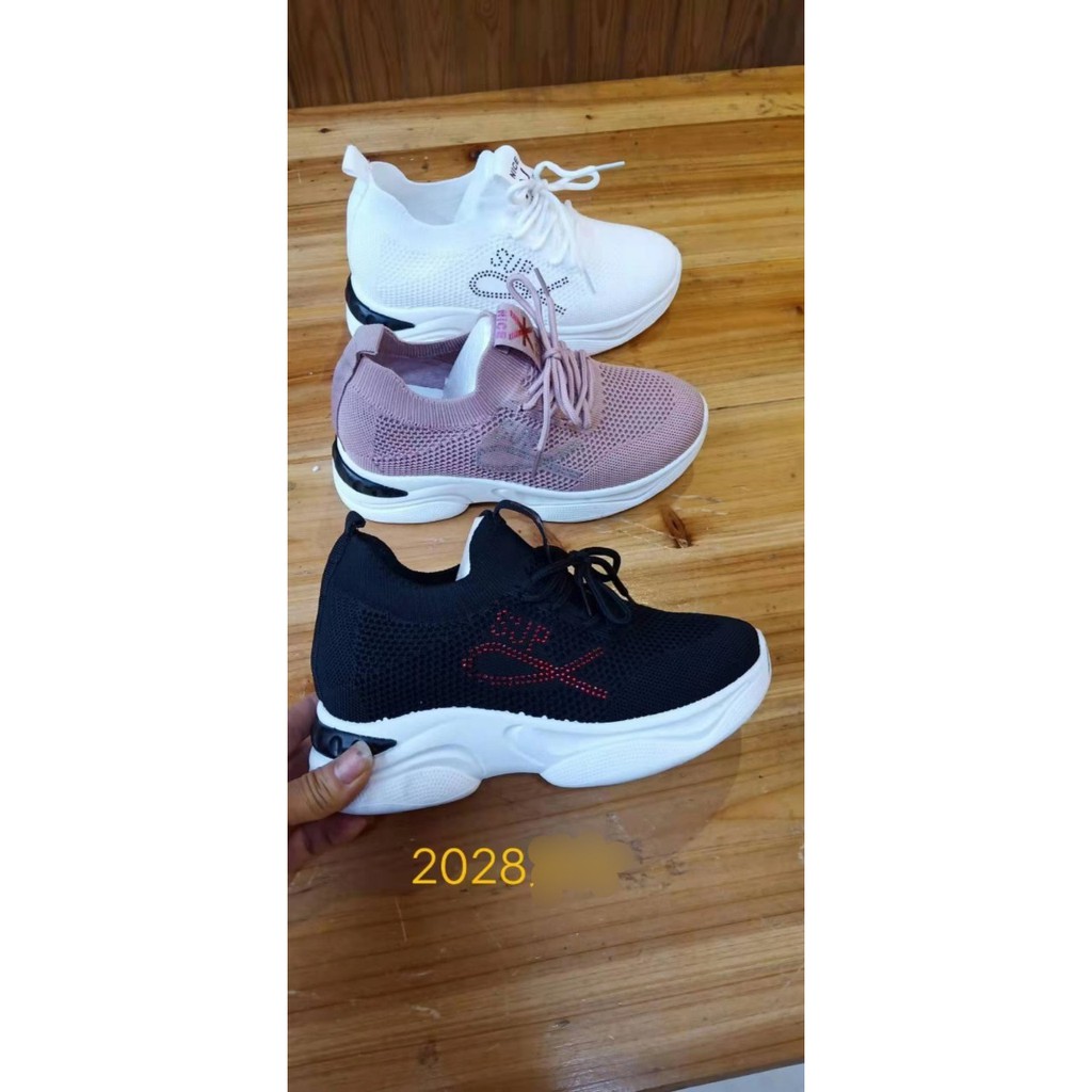 Giày đế độn nữ cao 7cm 2028 , sneaker thể thao