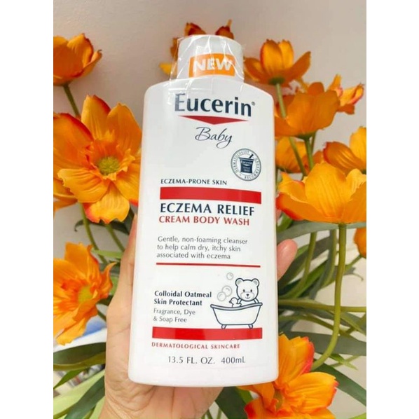 SỮA TẮM LÀM DỊU CHÀM EUCERIN BABY ECZEMA CHO BÉ 400ML