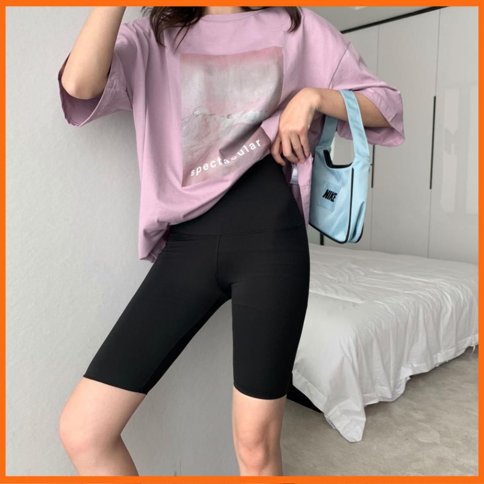 Quần Legging Đùi,Lửng Ngố, Nâng Mông Cạp Cao Siêu Hot Vải Tốt Siêu Co Giãn Không Xù Lông Loại 1 HNleg201,