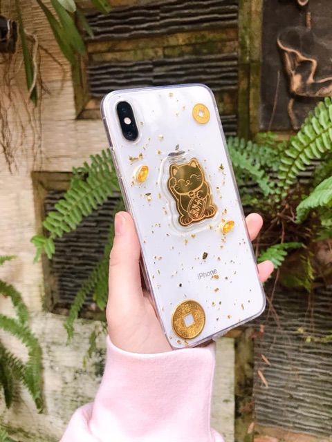 Ốp lưng mèo thần tài - Chuột thần tài cho iPhone 6/6plus/ 7/ 7 Plus/ X/ Xs/ Xr / Xs max siêu kute hót hít