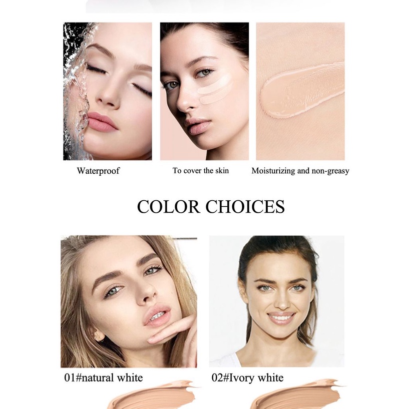 Kem nền che khuyết điểm ANNIES dạng lỏng mềm mịn lâu trôi kiềm dầu dùng trang điểm 30ml