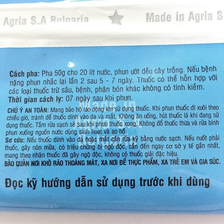 Kin Kin Bul 72WP Thuốc Trừ Nấm Bệnh Cây Nhập Khẩu Bulgari Đặc Trị Thối Nhũn  Gói 100 Gam