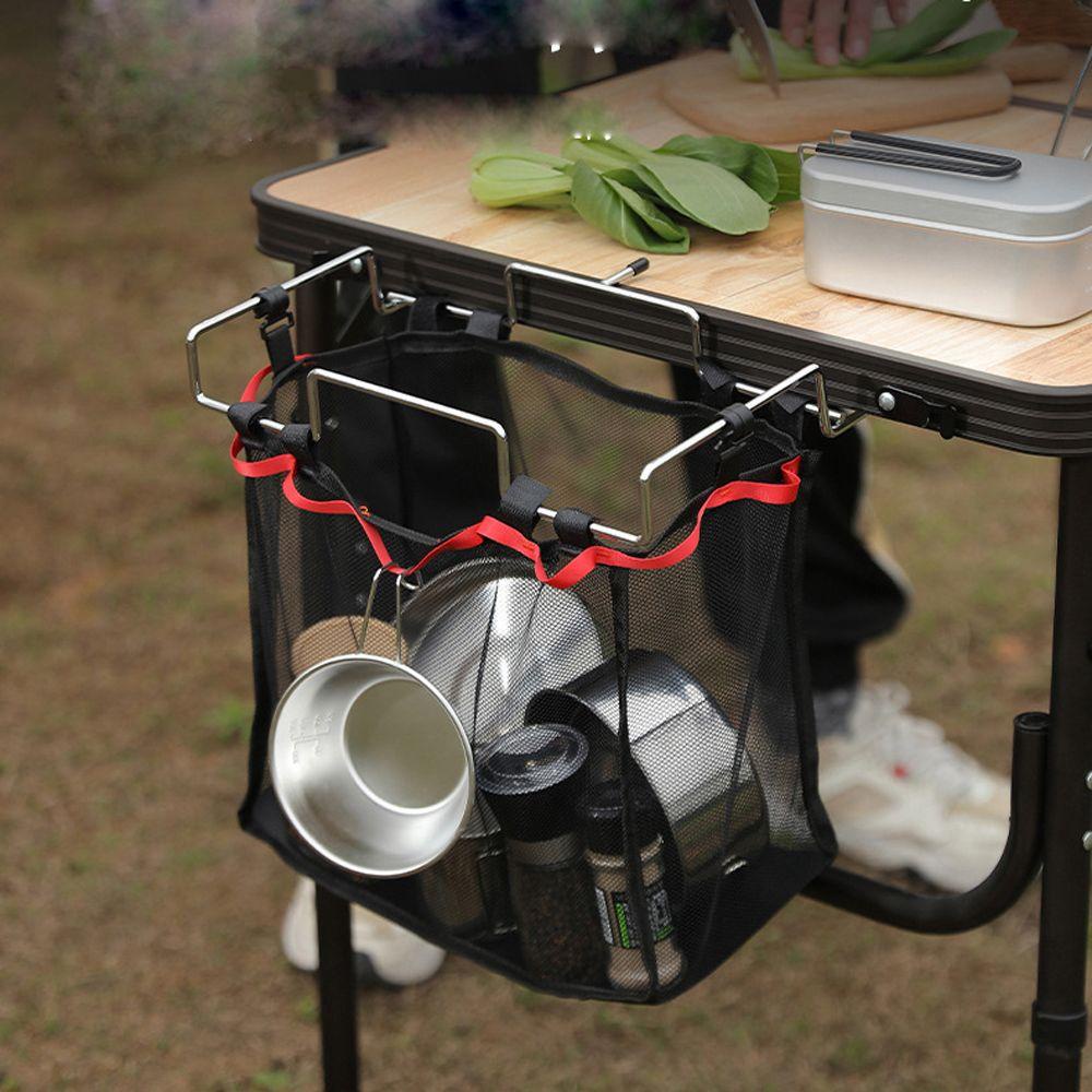 Túi Lưới Đựng Đồ Dùng Có Thể Gấp Gọn Tiện Dụng Mang Theo Du Lịch Dã Ngoại