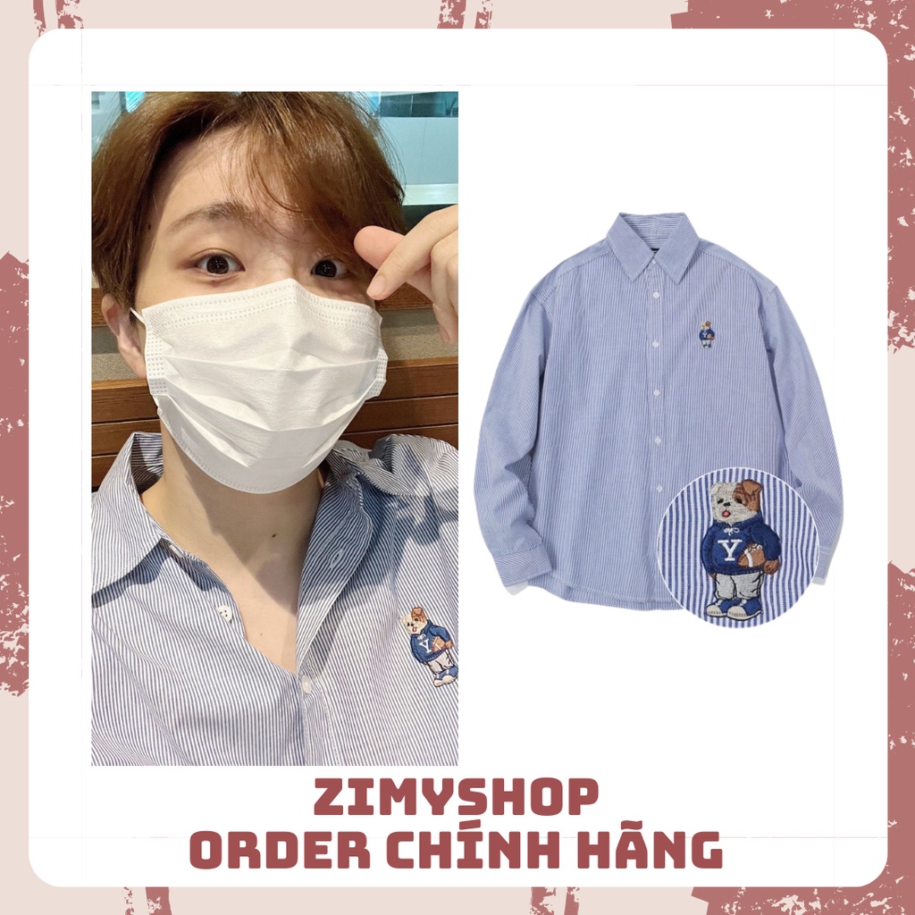 CHÍNH HÃNG ÁO SƠ MI KẺ YALE YOUNGJAE GOT7