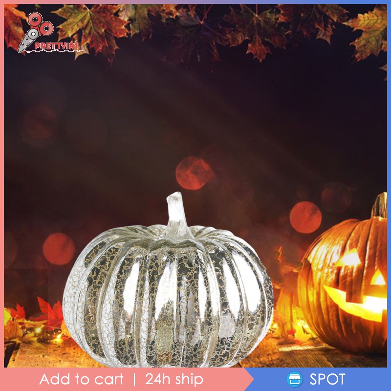 (Pre1-8) Đèn Led Hình Bí Ngô Trang Trí Halloween