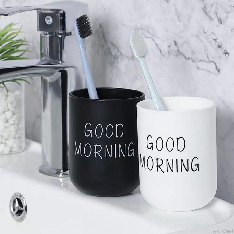 Cốc đựng bàn chải đánh răng hình tròn tiện dụng đa năng cho phòng tắm