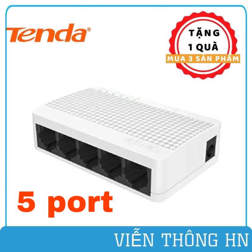 Bộ chia mạng 5 cổng Tenda S105 tốc độ 100Mbps - Switch 5 port