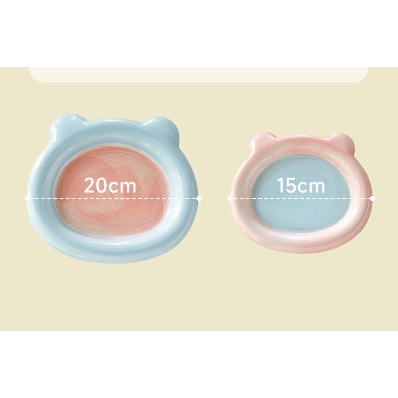 Bát Sứ Đựng Thức Ăn Dành Cho Thú Cưng