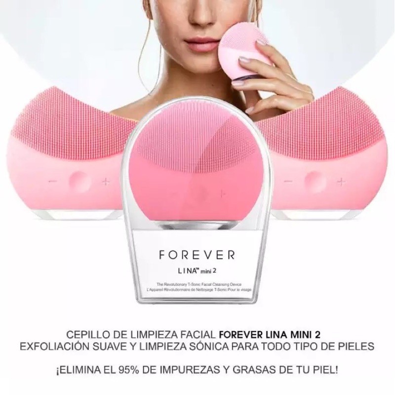 Nhận sỉ máy rửa mặt Forever Lina mini đủ màu màu xanh hồng nhạt hồng đậm | BigBuy360 - bigbuy360.vn