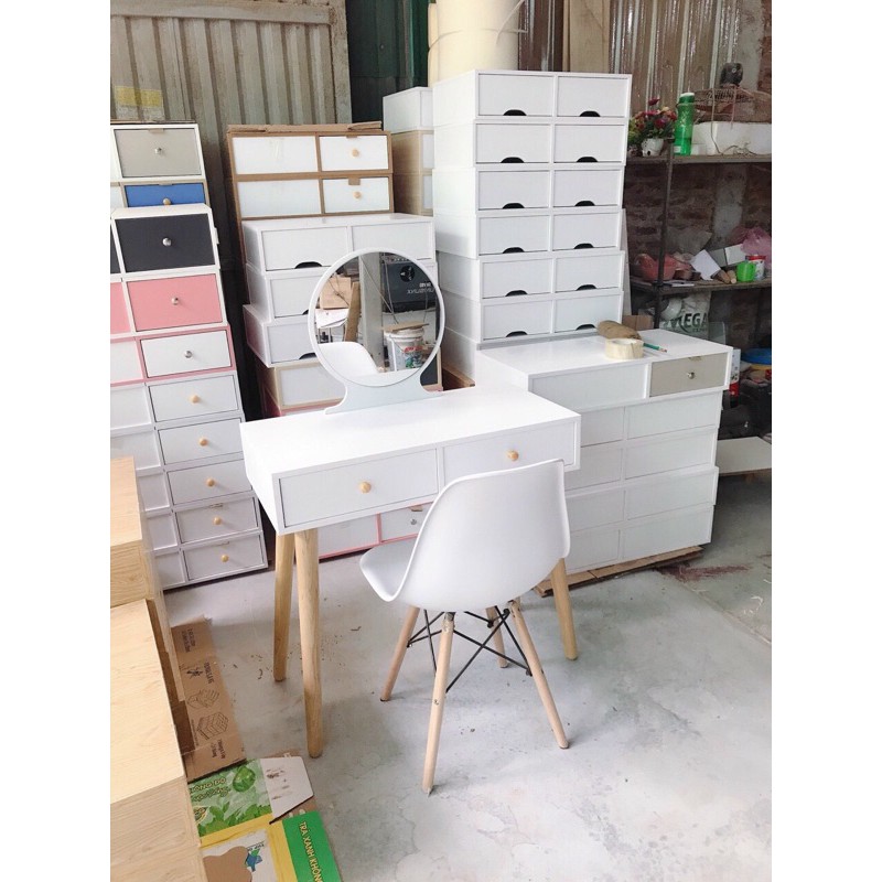 bàn phấn trang điểm gỗ MDF phủ melamin