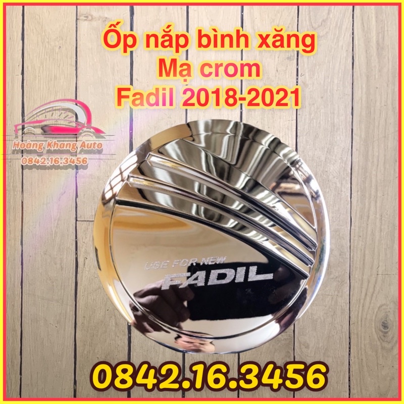 Ốp nắp bình xăng Vinfast Fadil 2018 - 2021 Mạ Crom