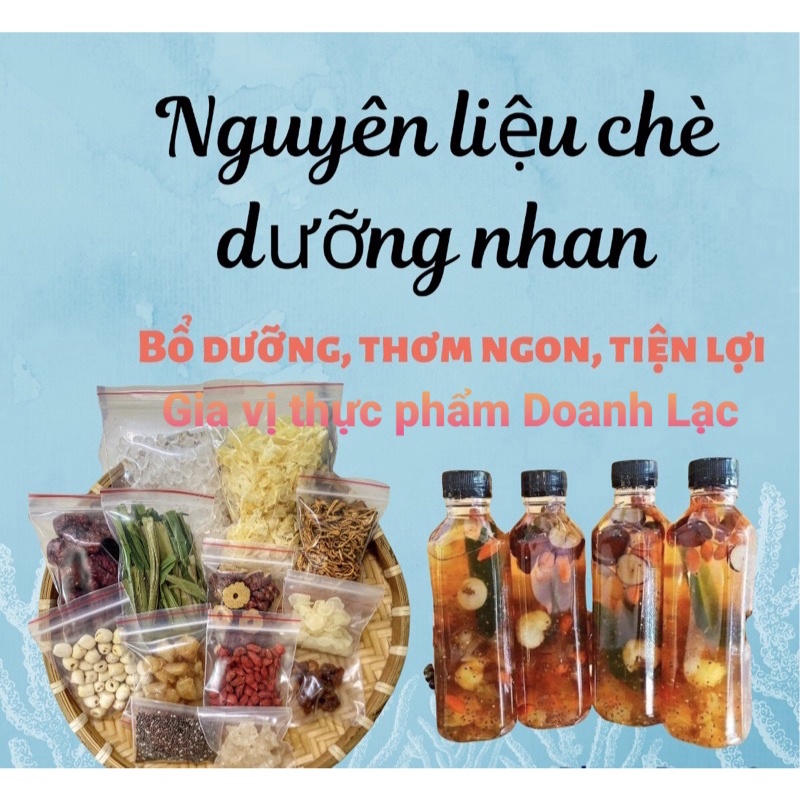 Set Chè Dưỡng Nhan Tuyết Yến cao cấp - Hàng loại đẹp Set Lớn 600g, Set trung 400g, Set nhỏ 300g
