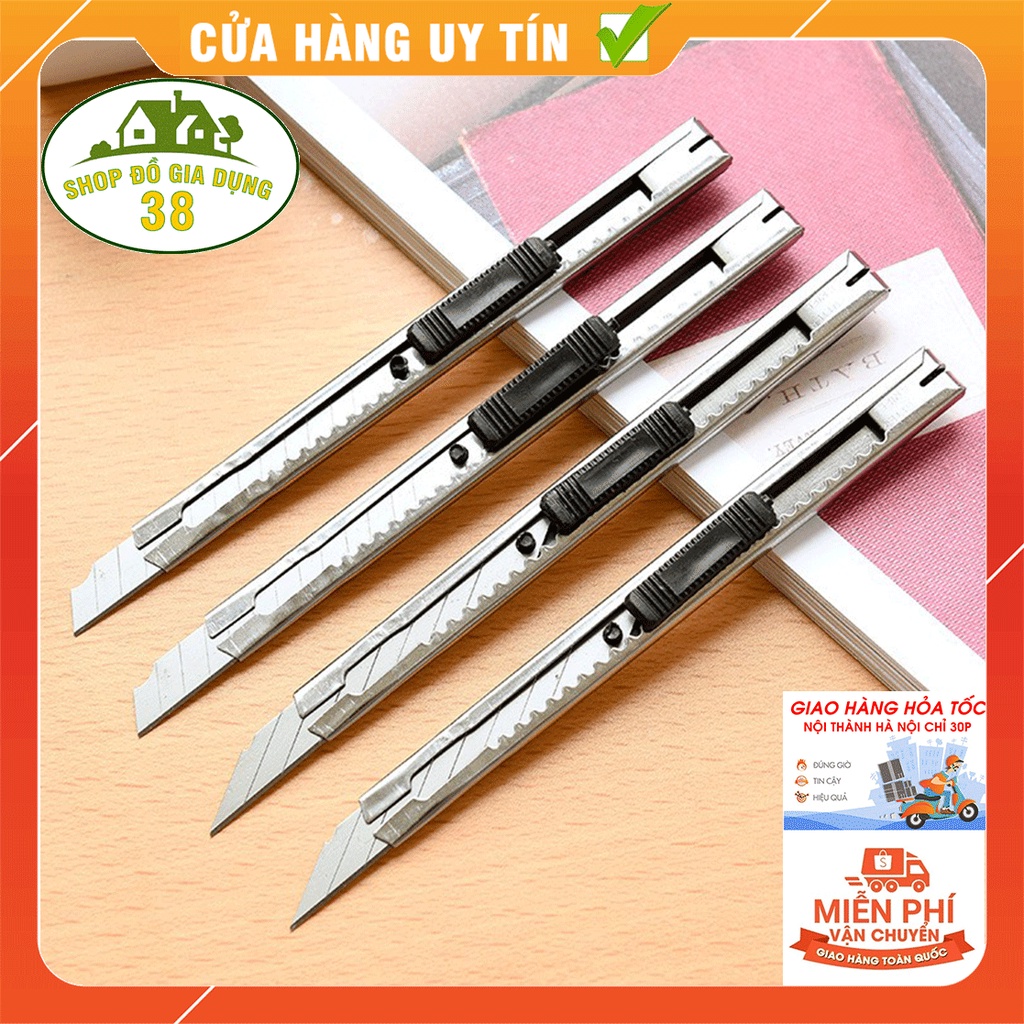 Dao rọc giấy inox Mini nhỏ gọn, tiện ích, cao cấp