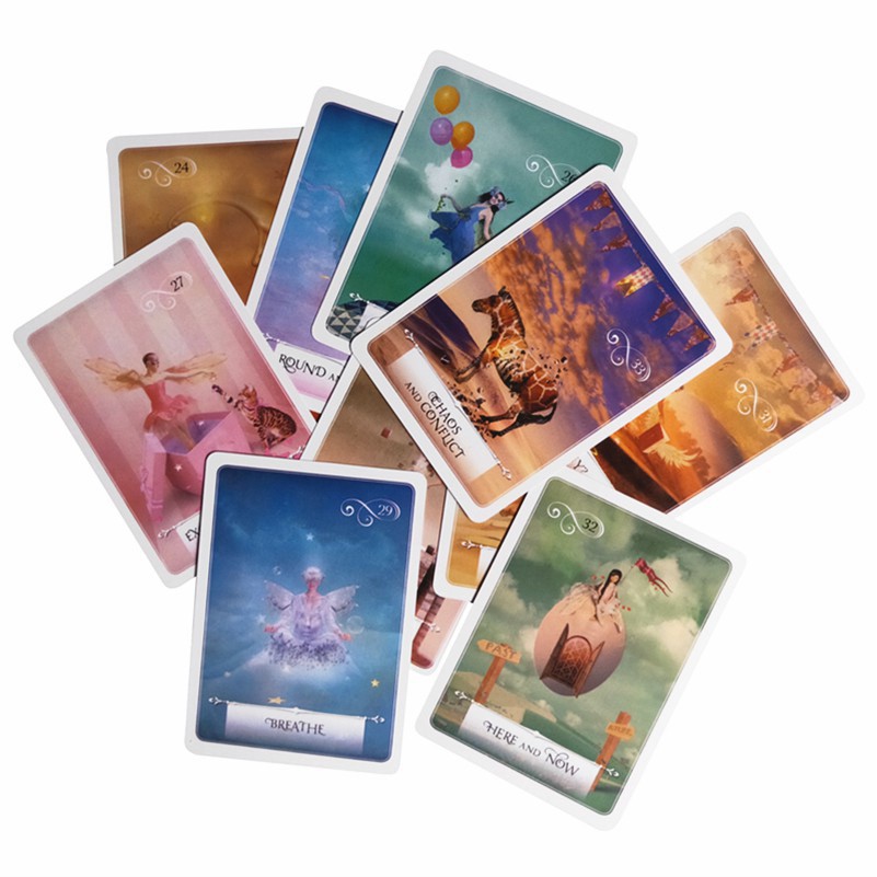 Combo Bộ Wisdom of the Oracle Divination Cards H18 và Túi Nhung Đựng Tarot