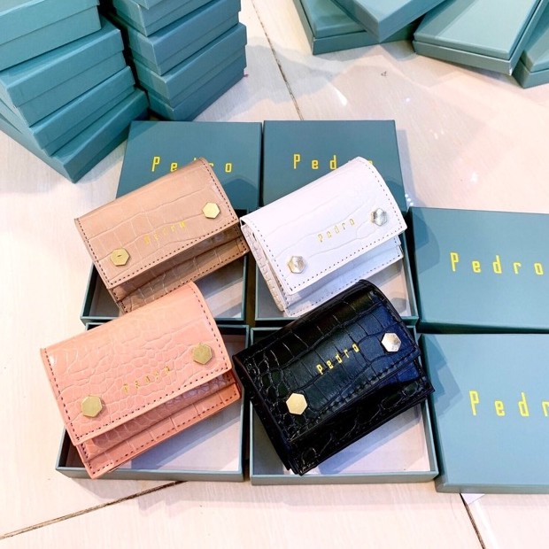 [ RẺ VÔ ĐỊCH ] Ví mini chất da rắn loại đẹp có hộp (ảnh thật + video quay tại shop), Bóp nữ dài cầm tay Siêu đẹp