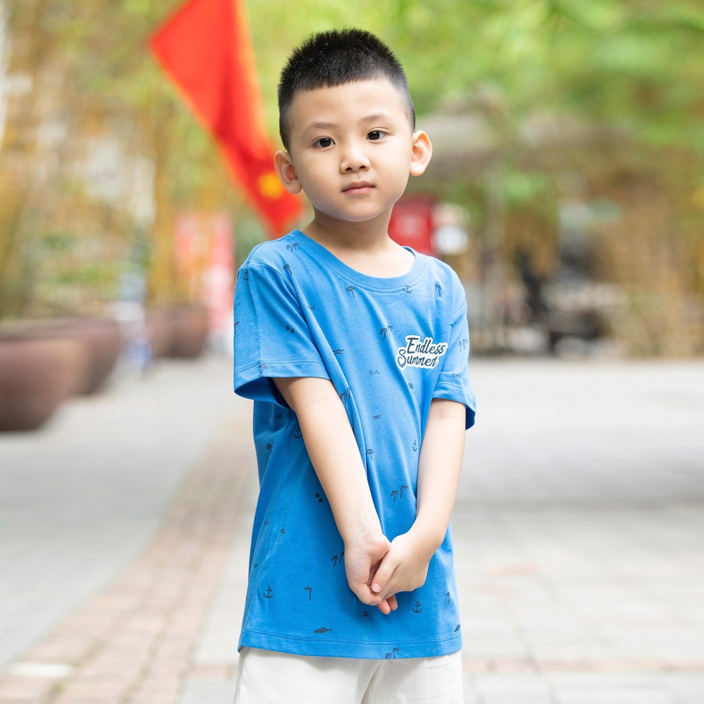 ÁO PHÔNG TRẺ EM GIA ĐÌNH ĐI BIỂN HỌA TIẾT NHIỆT ĐỚI