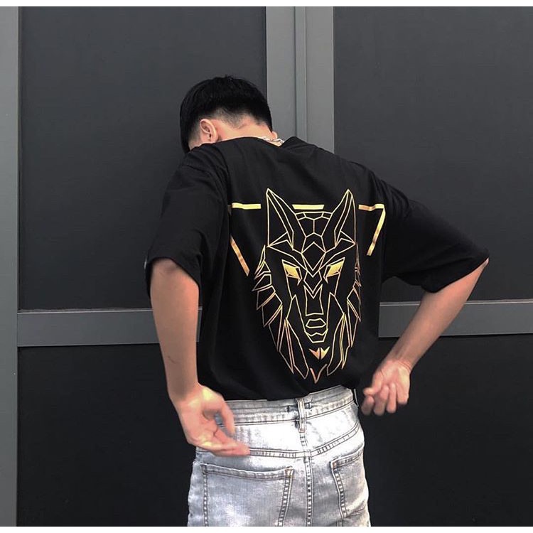 Áo Thun Tay Lỡ unisex HADES đầu sói hàng đẹp chuẩn shop - form rộng A022