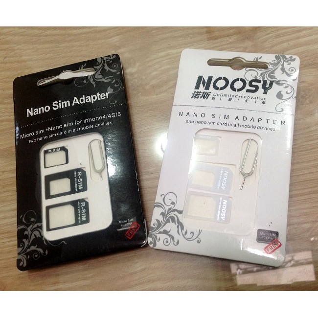 BỘ CHUYỂN ĐỔI SIM ĐA NĂNG NOOSY 4 TRONG 1 CHUYÊN DỤNG