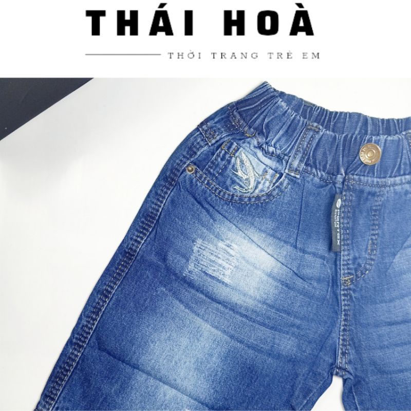 Quần jean bé trai size 12_18kg chất jean mềm mịn