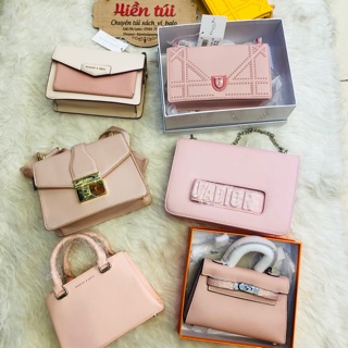 Bộ sưu tập túi hồng pastel các hãng