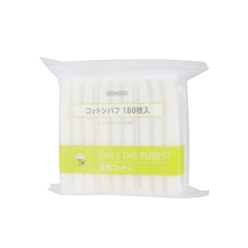 Bông tẩy trang Miniso Nhật bịch 180 miếng