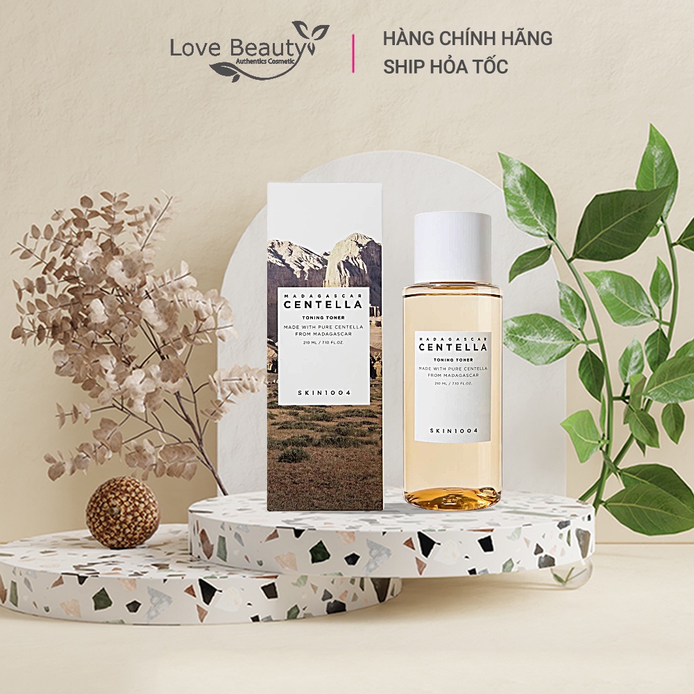 Nước hoa hồng rau má Madagascar Centella Asuatica Toning Toner Skin 1004