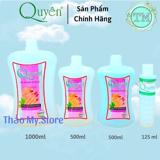 Nước rửa móng - axeton - quyên - hàng loại 1 cao cấp 1000ml & 500ml & 125ml