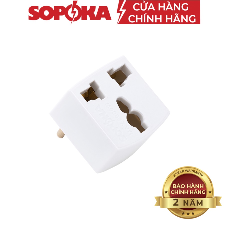 [Mã BMBAU50 giảm 10% đơn 99k] Đầu nối đa năng chuyển nguồn SOPOKA P6A, P7 chịu nhiệt chống cháy