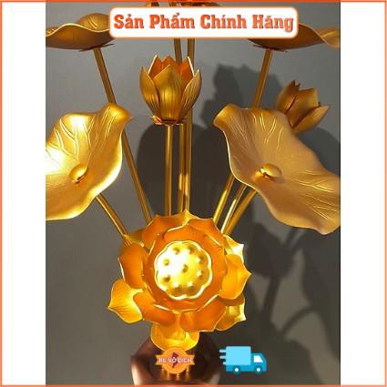 Hoa Sen đồng thờ. Và lọ hoa sen. Chất liệu ĐỒNG ĐÀI LOAN, Nhập khẩu từ Đài Loan, Đồ thờ cúng bằng đồng