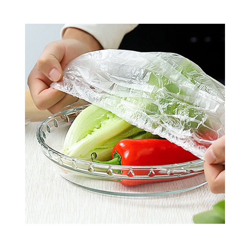 500 màng bọc thực phẩm có chun, túi bọc thức ăn bo chun co giãn, tái sử dụng, chất PE cao cấp an toàn - Homewares