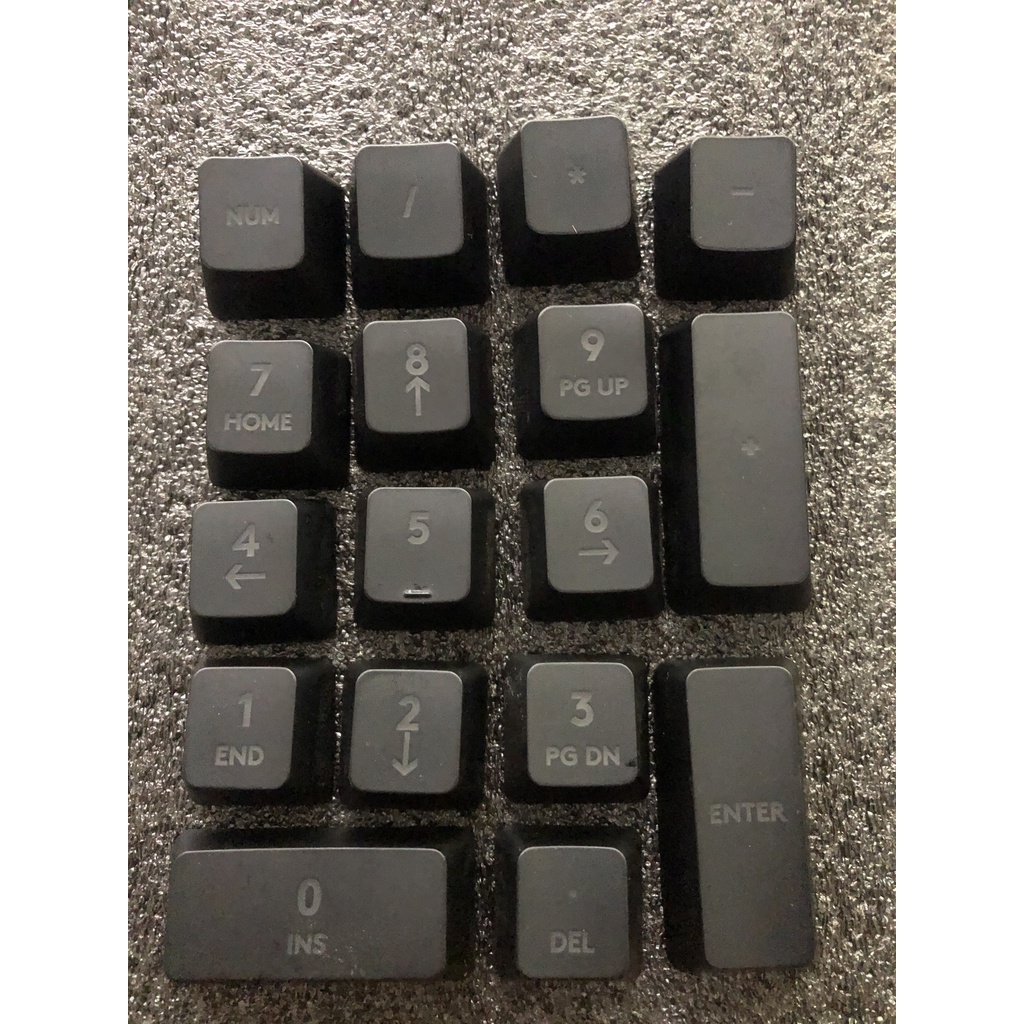 Keycap RomerG - dùng thay thế cho bàn phím cơ Logitech sử dụng switch RomerG - hàng đã qua sử dụng
