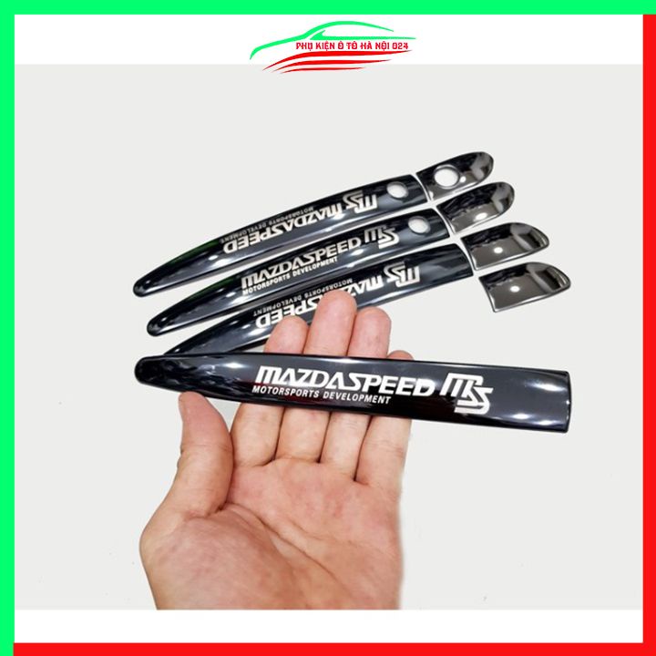 Ốp tay hõm Mazda CX5, CX-5 2018-2023 vân titan chống trầy bảo vệ cửa xe ô tô