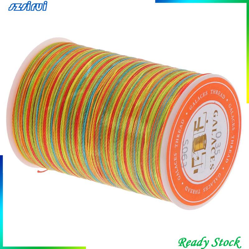 Cuộn Chỉ Sáp Tròn Màu Be 0.35mm Dùng Để May Vá Đồ Da DIY