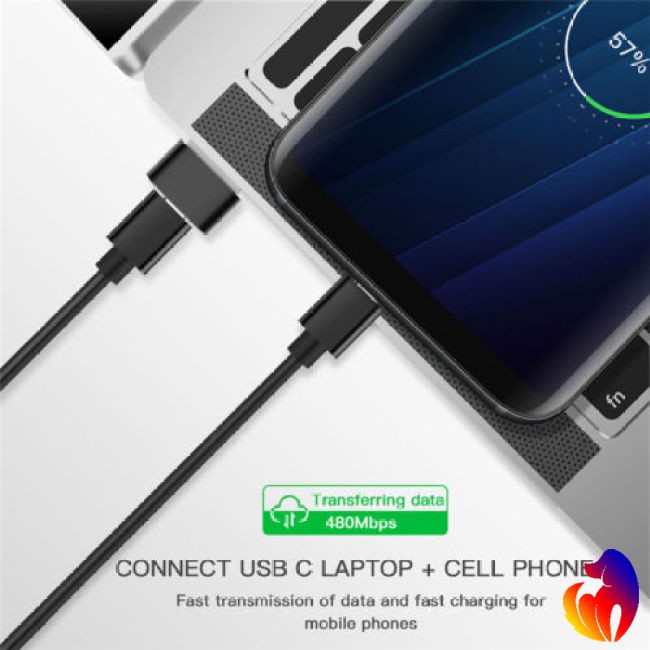 Thiết bị chuyển đổi dữ liệu đầu USB-C Type C sang cổng USB A 2.0