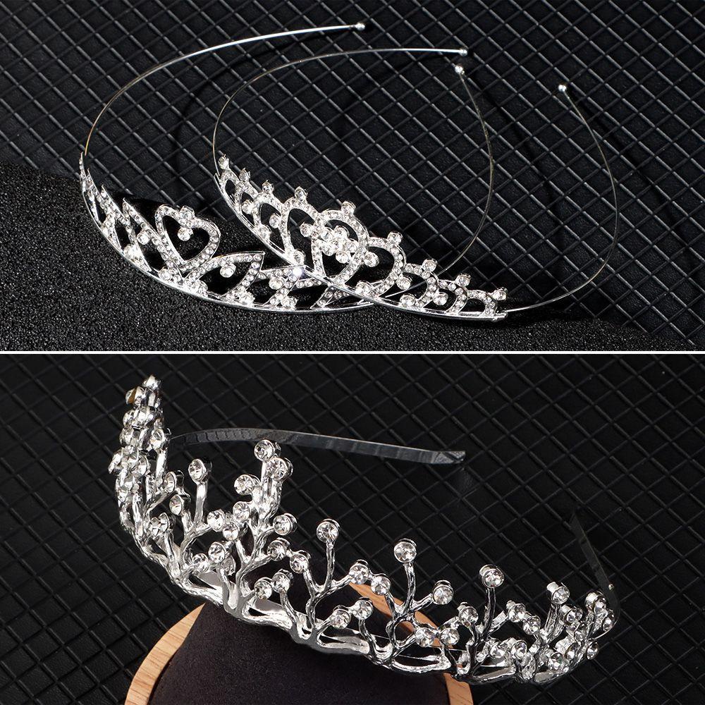 Vương Miện Công Chúa MIHAN1 Làm Bằng Tay|Vương Miện Bling Bling