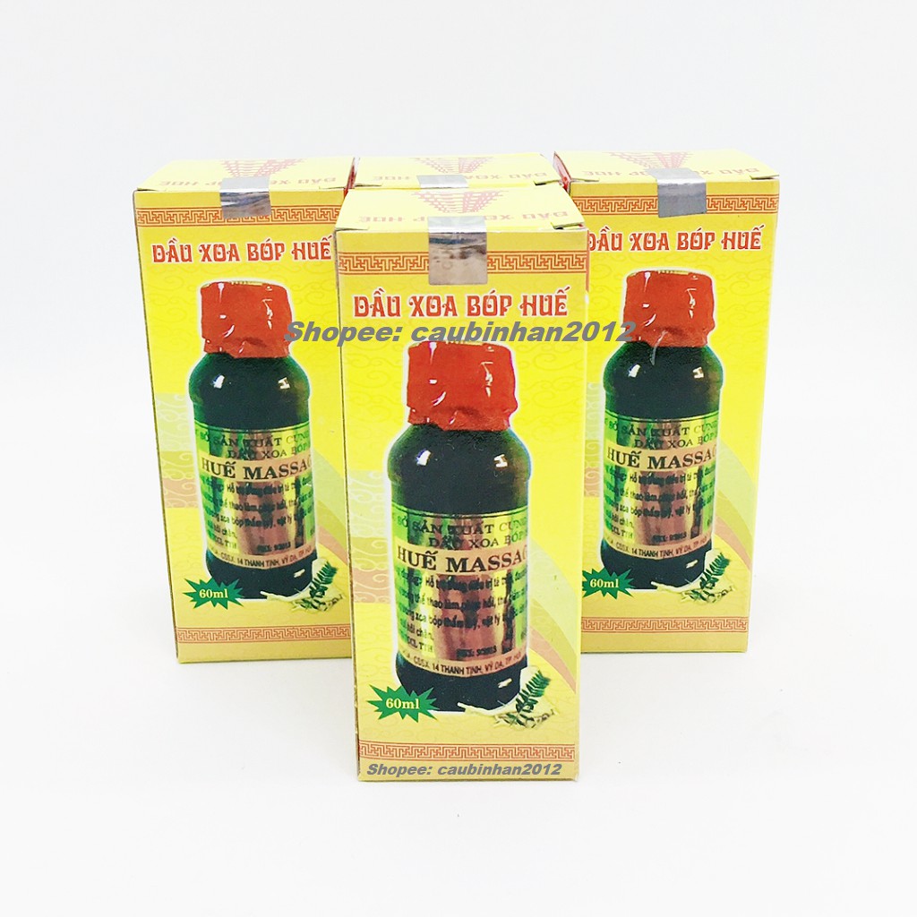 Dầu Xoa Bóp Massage Huế Cung Đình Vỹ Dạ Chai 60ml